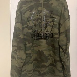 Used Camo True Religion Hoodie XL